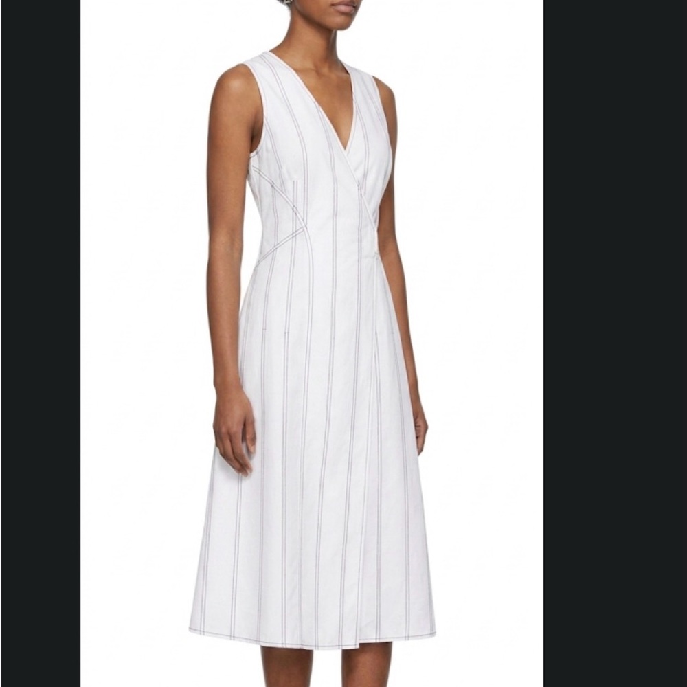 Balenciaga White Wrap Dress